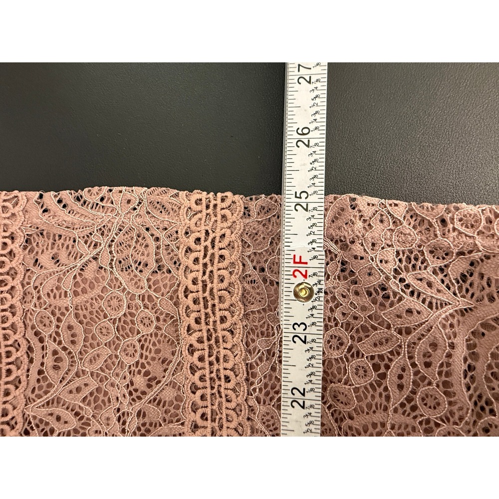 Fairy y2k Crochet Pink Top All Over Lace Sleeveless Romantic Festival Floral New - Picture 6 of 8